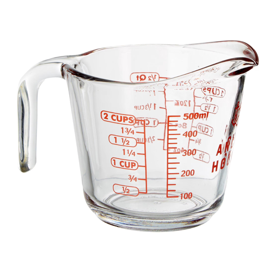 16 Fl oz Anchor Hocking Glass Measuring Cup