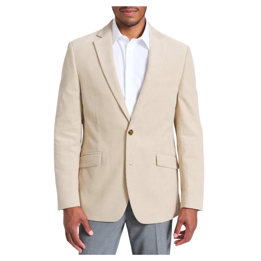 Savile Row Co Men's Waffle Corduroy Blazer
