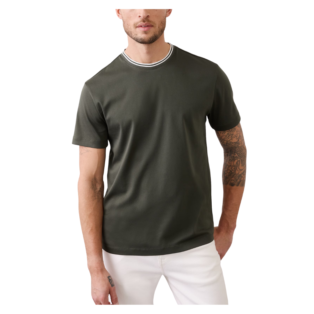Men's Slim-Fit Luxe Touch Crew-Neck Shirt (3 Colors)