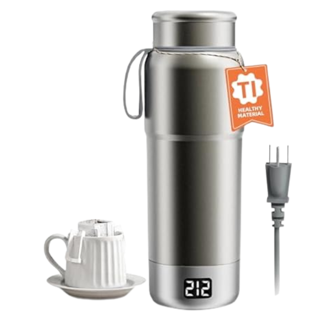 0.52L Portable Pure Titanium Electric Travel Kettle