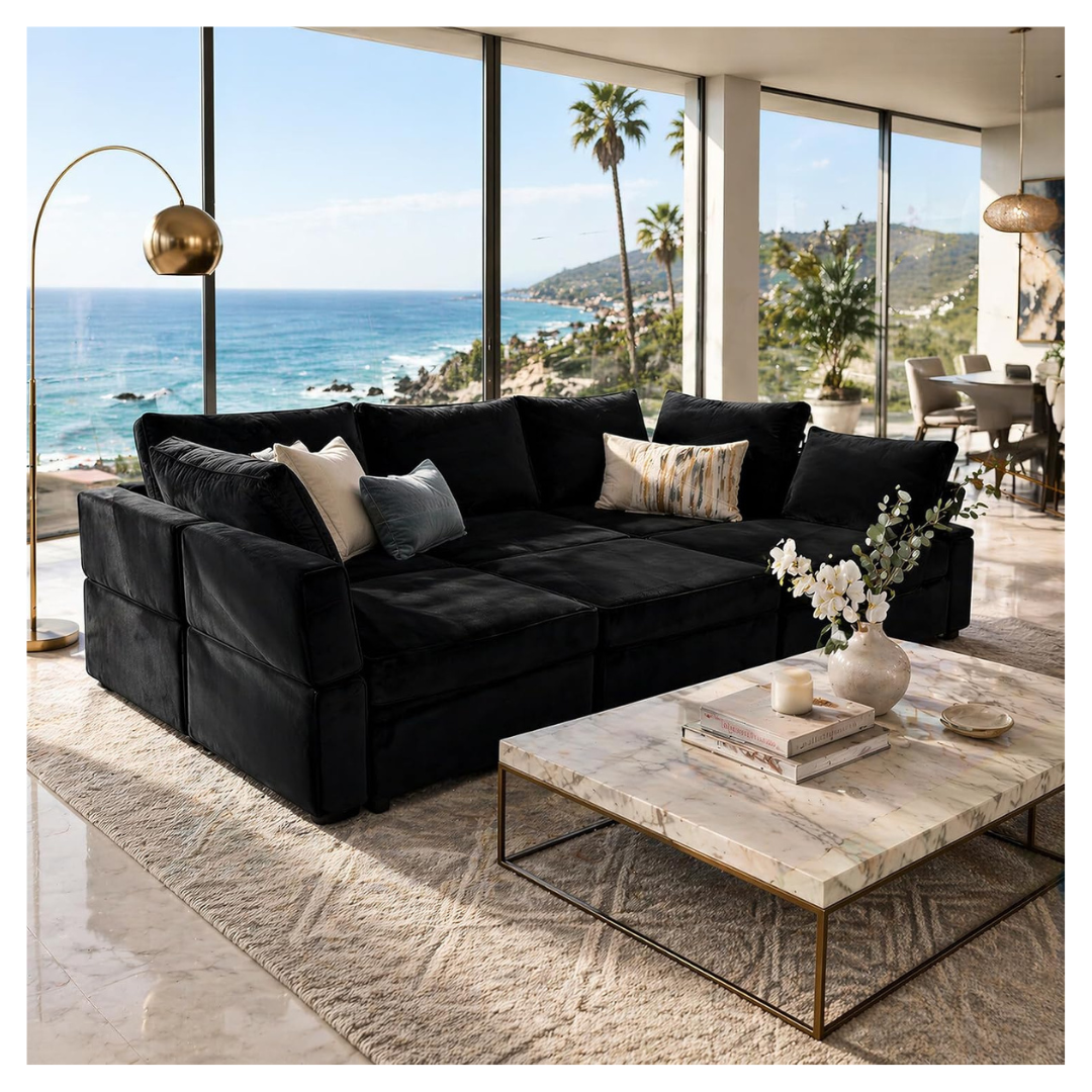 Vesgantti Sectional Sleeper Sofas With Storage