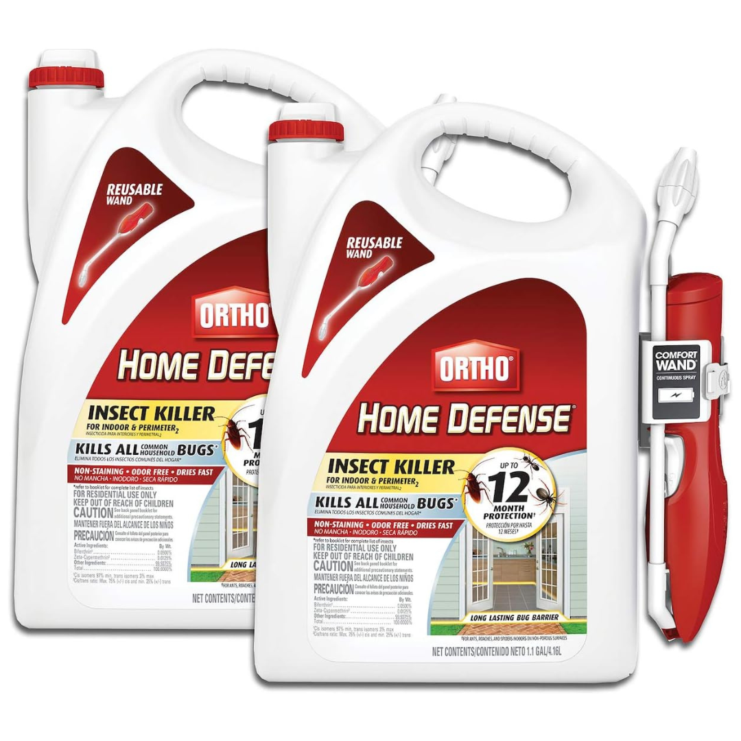 2-Pack Ortho Home Defense Insect Killer With Comfort Wand (1.1 Gal)