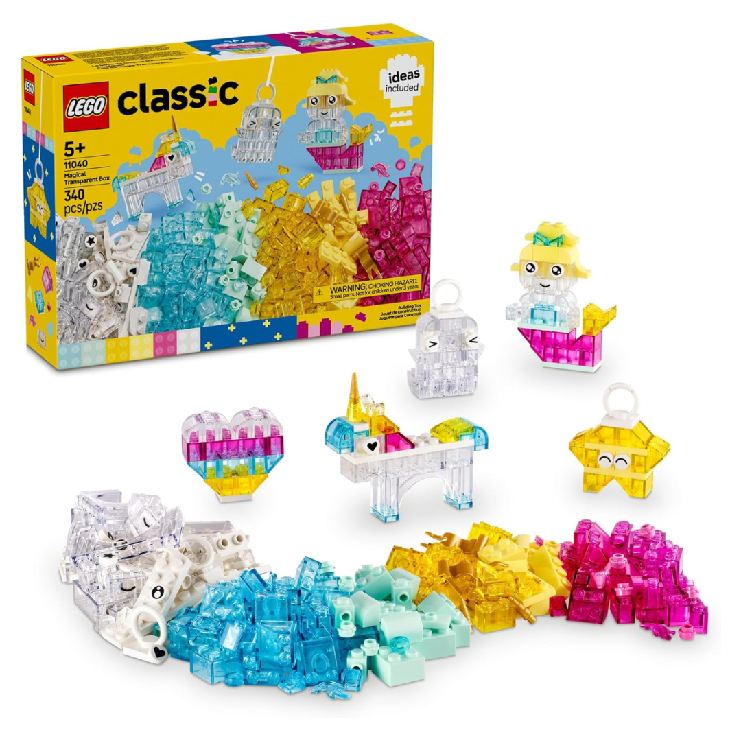 LEGO 11040 Classic Magical Transparent Box Preschool Learning Toy