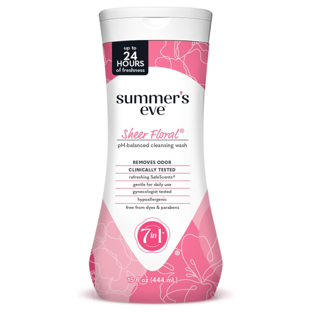 15-Oz Summer's Eve Sheer Floral Feminine Cleansing Wash