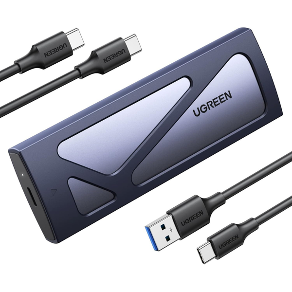 Ugreen 10Gbps USB C External M.2 NVMe SSD To USB Tool-Free Enclosure