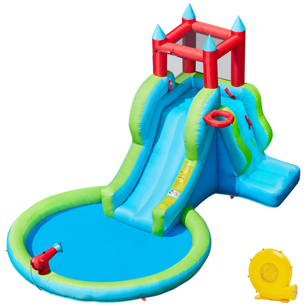Yaheetech 5-in-1 Kids Outdoor Inflatable Water Slide