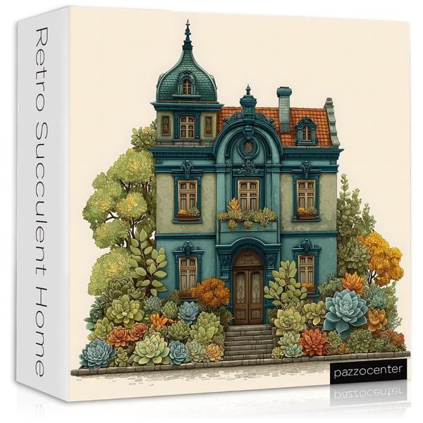 1000 Pieces Vintage Succulent Plants Puzzles