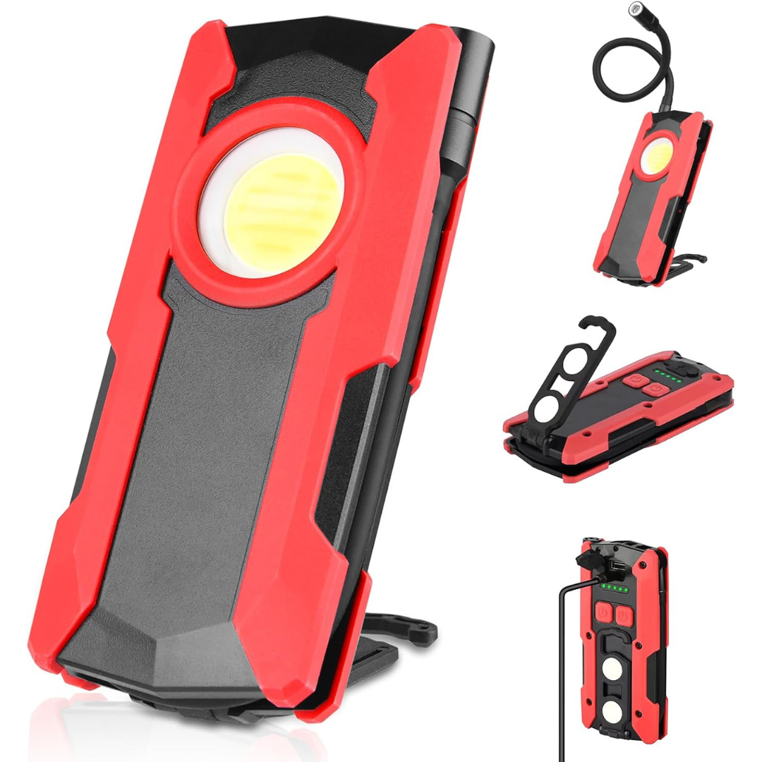 40W 2000 Lumens Portable Rechargeable LED Work Flood Light