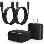 2-Pack Mitesbony 45W Super Fast USB C Charger With 3FT Cable
