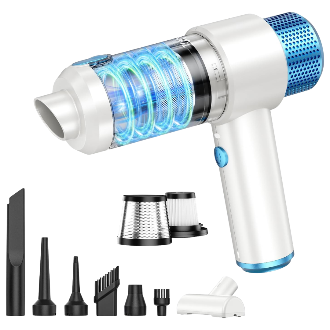 JONYJ 16000PA Handheld 2-in-1 Car Vacuum Cleaner And Air Duster