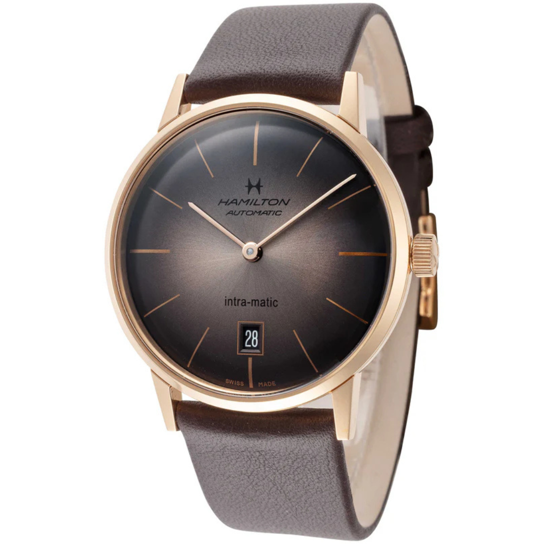 Hamilton Mens American Classic 38mm Automatic Intra-Matic Watch