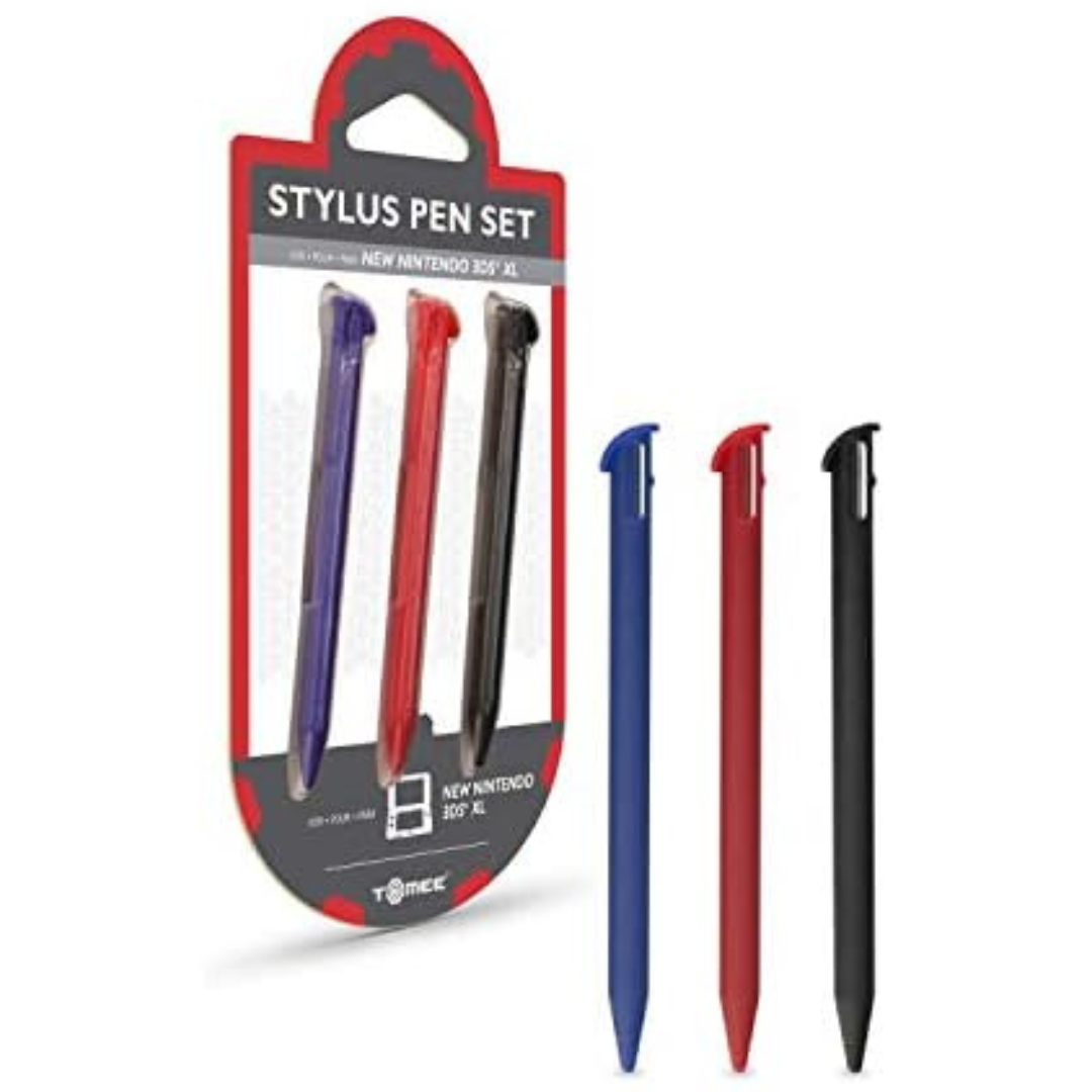 3-Pack Tomee Stylus Pen Set for New Nintendo 3DS XL