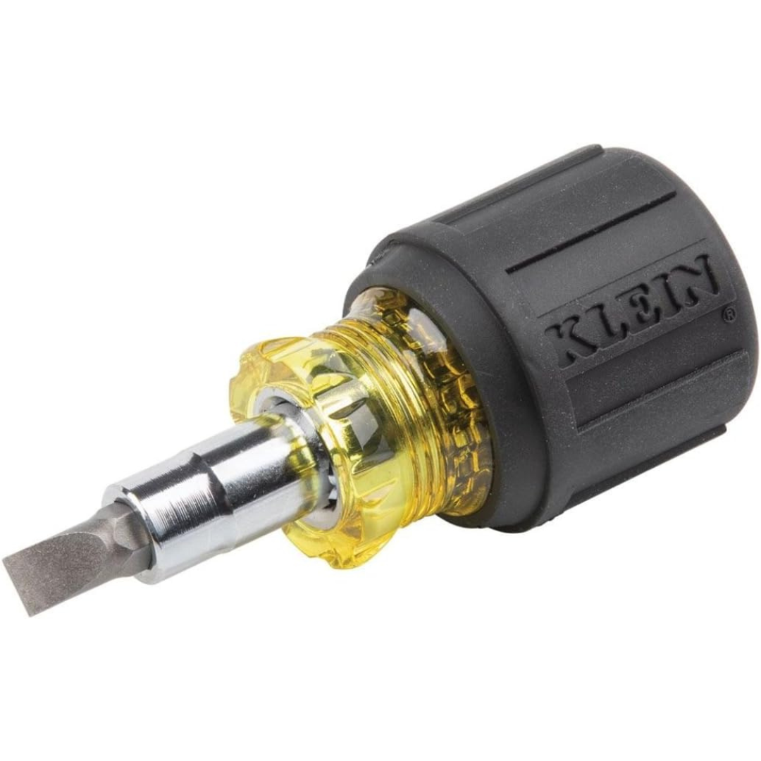 Klein Tools 32561 Stubby Multi-Bit Screwdriver/Nut Driver
