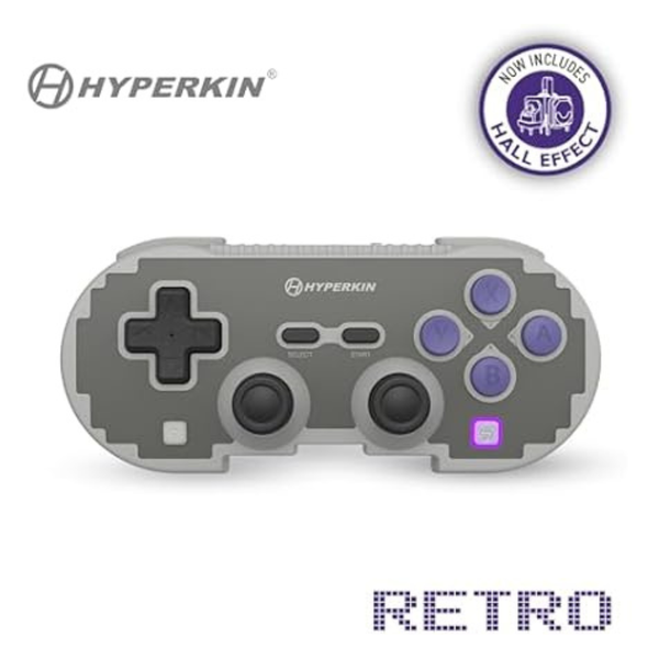 Hyperkin Retro Pixel Art Wireless Gaming Controller With Hall Effect Joystick