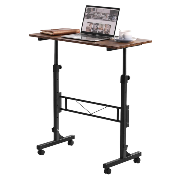 32" Portable Rolling Standing Desk With Wheels (3 Colors)