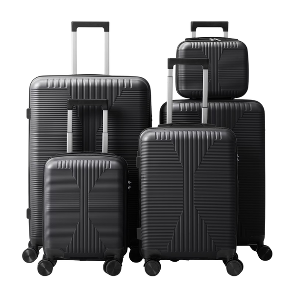 5-Piece Lightweight PP Carry On Hardshell Luggage Set (Various)