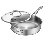 VocVoi 6-Quarts 12" Stainless Steel Pan With Lid