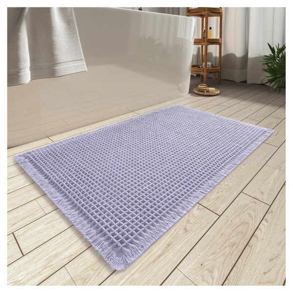 AMOAMI Super Absorbent Non Slip Waffle Bath Mat