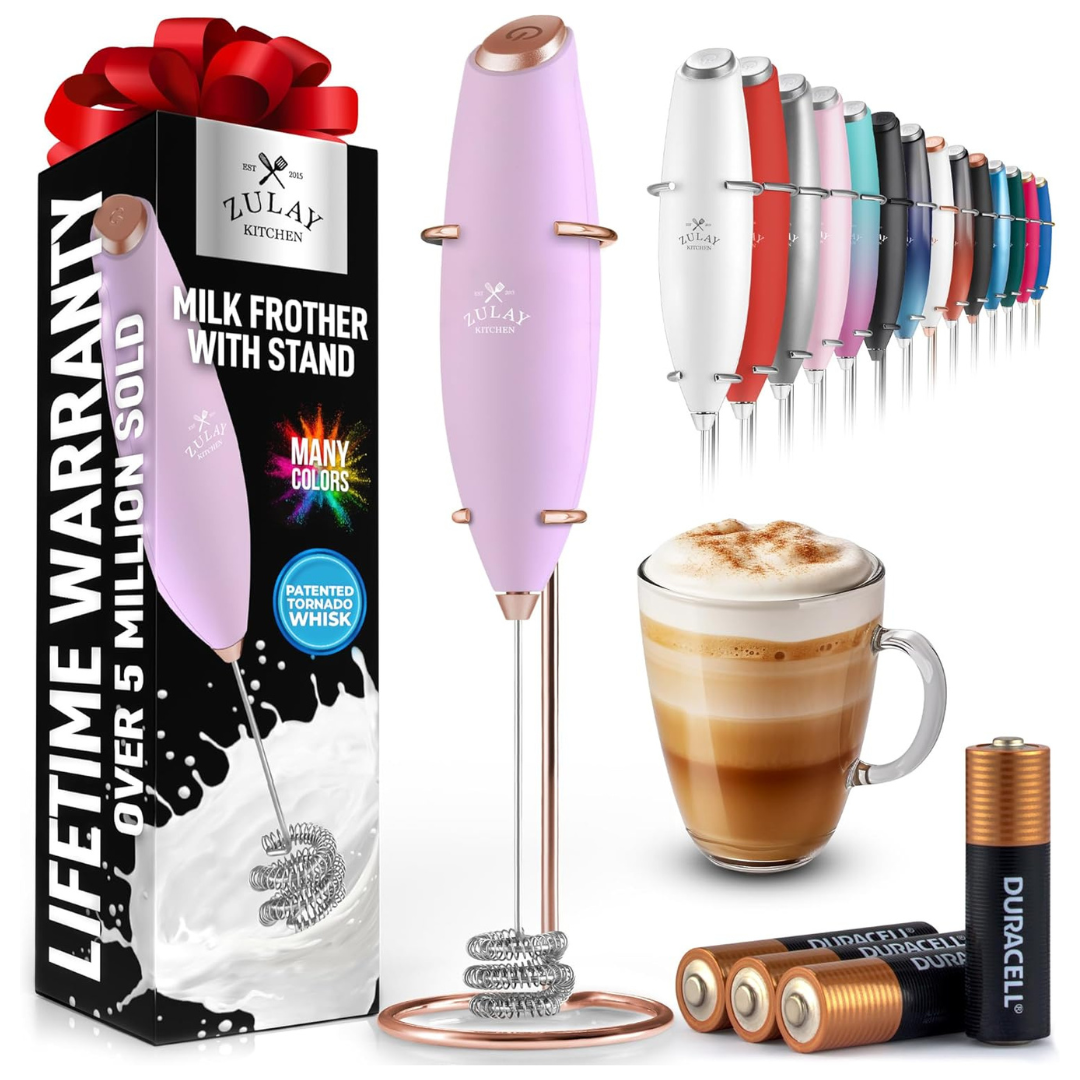 Kitchen Patented Tornado Triple Whisk Milk Frother