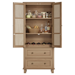 Bay Isle Home Wooden Accent Cabinets With Cabinet And 2 Drawers