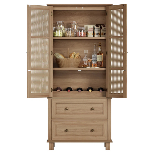 Bay Isle Home Wooden Accent Cabinets With Cabinet And 2 Drawers