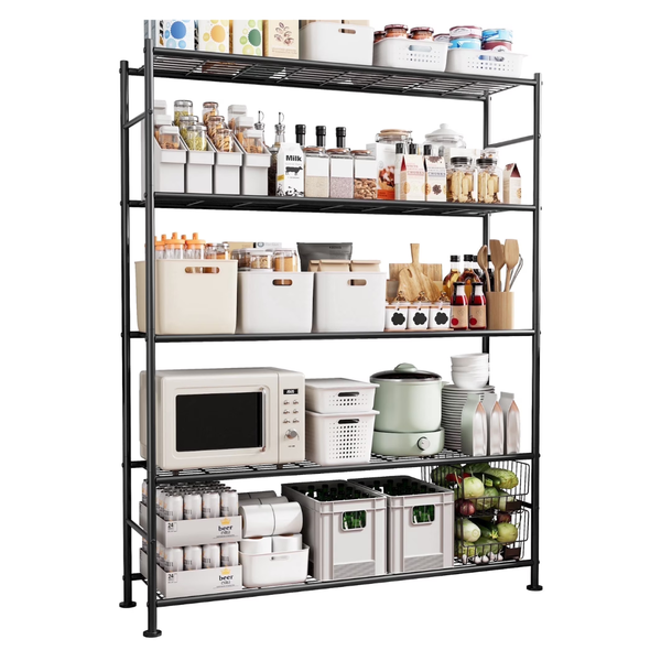 Sakugi 5-Tier 1500 lbs Heavy Duty Wire Shelving Unit