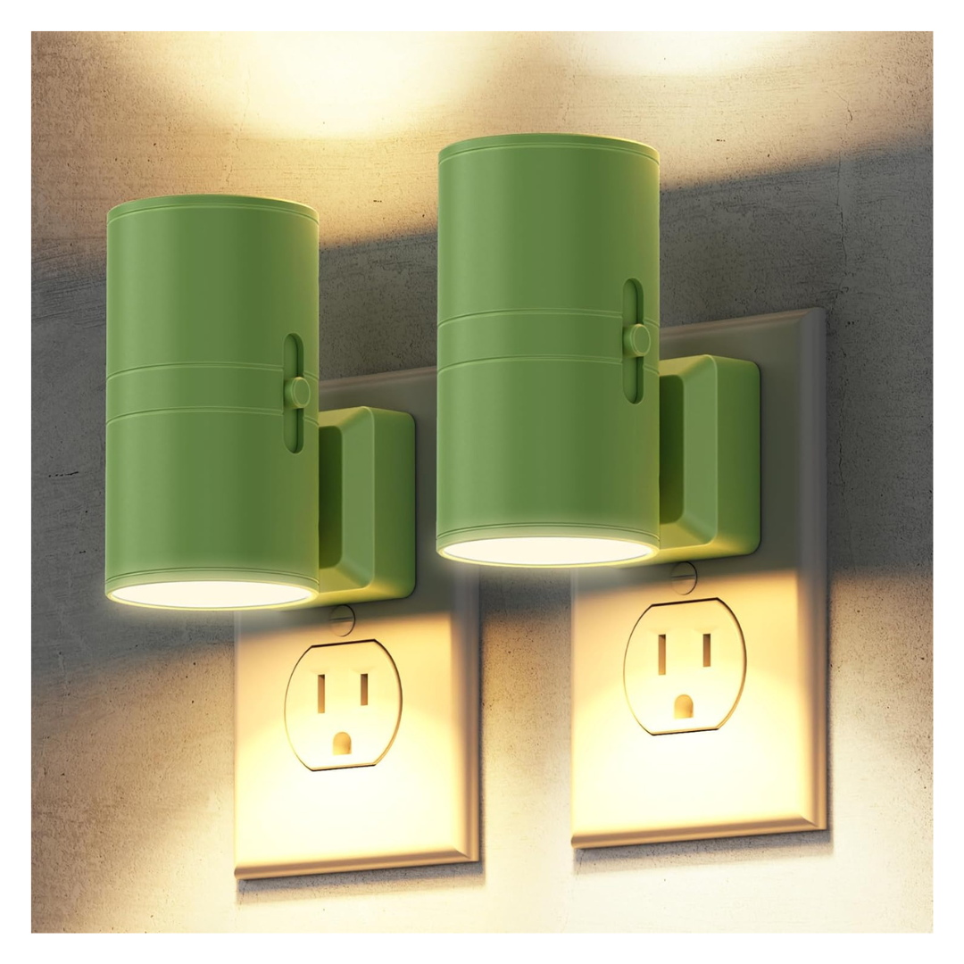 2-Pack Briignite Plug Into Wall Night Lights