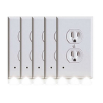 5-Pack BH Outlet Cover With Built-In LED Night Light