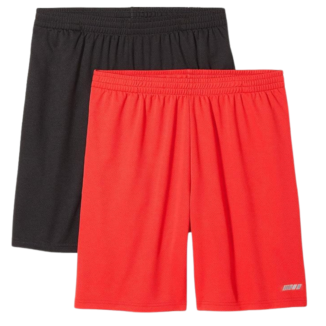 2-Pack Men's Amazon Essentials Athletic Training Shorts