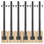 6-Pack AHRLHR 2.8-Feet String Light Poles