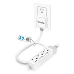 TiFFCOFiO 10-Feet Flat Plug Outlet Strip