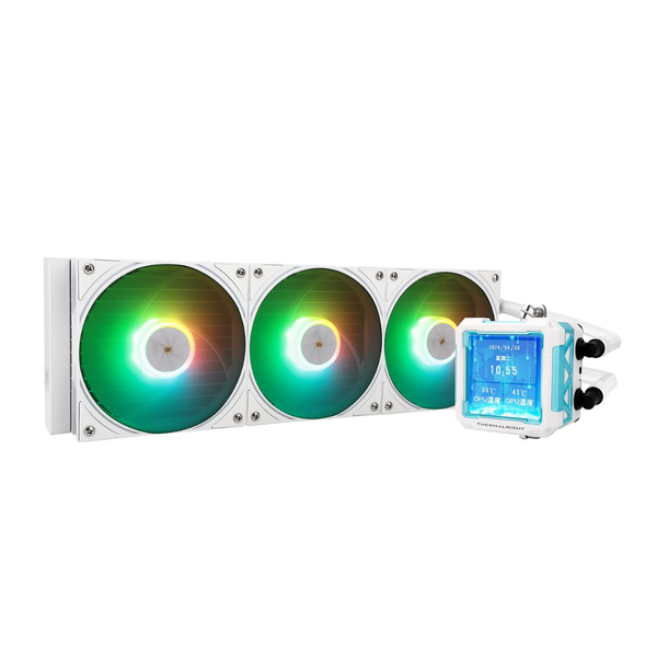 Thermalright FW PRO 360 ARGB White 360mm AIO CPU Liquid Cooler W/ LCD Screen