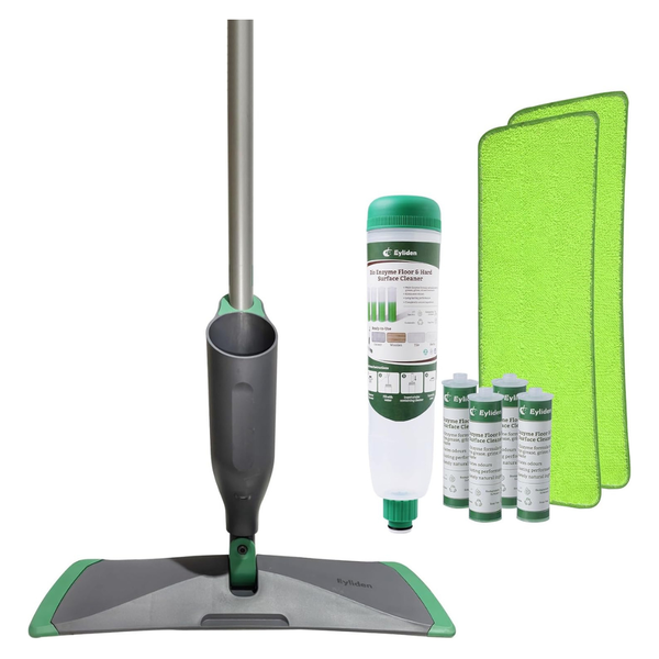 Eyliden Spray Mop Kit With Cleaner Concentrate And Microfiber Pads
