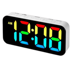 Catrne Digital Clock W/13 Color Night Light