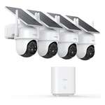 Solar-Powered Wireless Security 4-Camera Kit