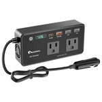 200W AWELTEC Car Power Inverter W/ LED Display & 4 USB Ports