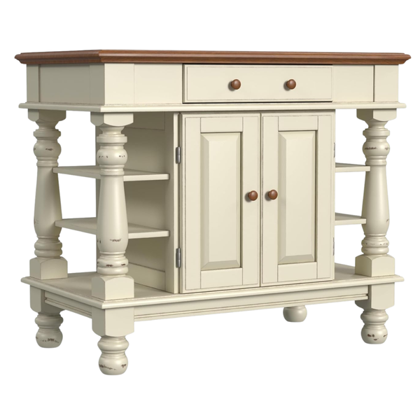 HomeStyles Americana Kitchen Island W/ Storage (42"W)