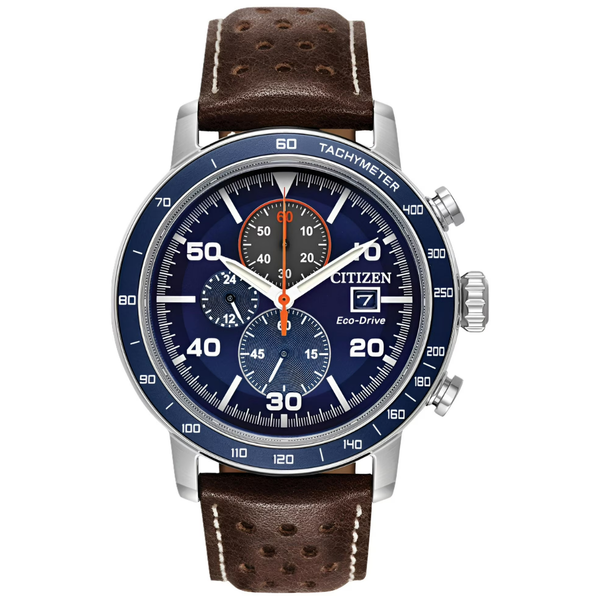 44mm Citizen Men's Eco-Drive Weekender Brycen Chronograph Watch