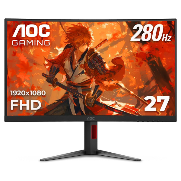 27" AOC G4 Series Curved FHD 280Hz 0.3ms VA Freesync Gaming Monitor