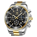 OLEVS Men's Stainless Steel Luxury Chronograph Watch With Date Display (Various)