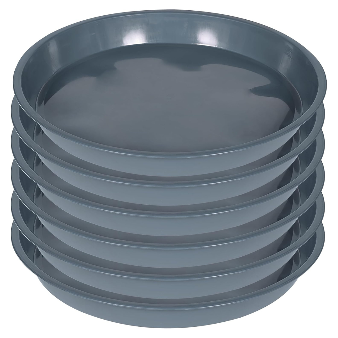 6-Pack 6'' Plant Saucer Plastic Drip Trays