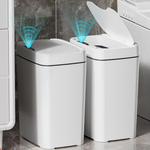 2-Pack 2.7-Gal Motion Sensor Automatic Smart Trash Can W/ Lid
