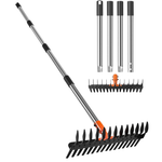 DigiGlow 62" Adjustable Thatch Rake