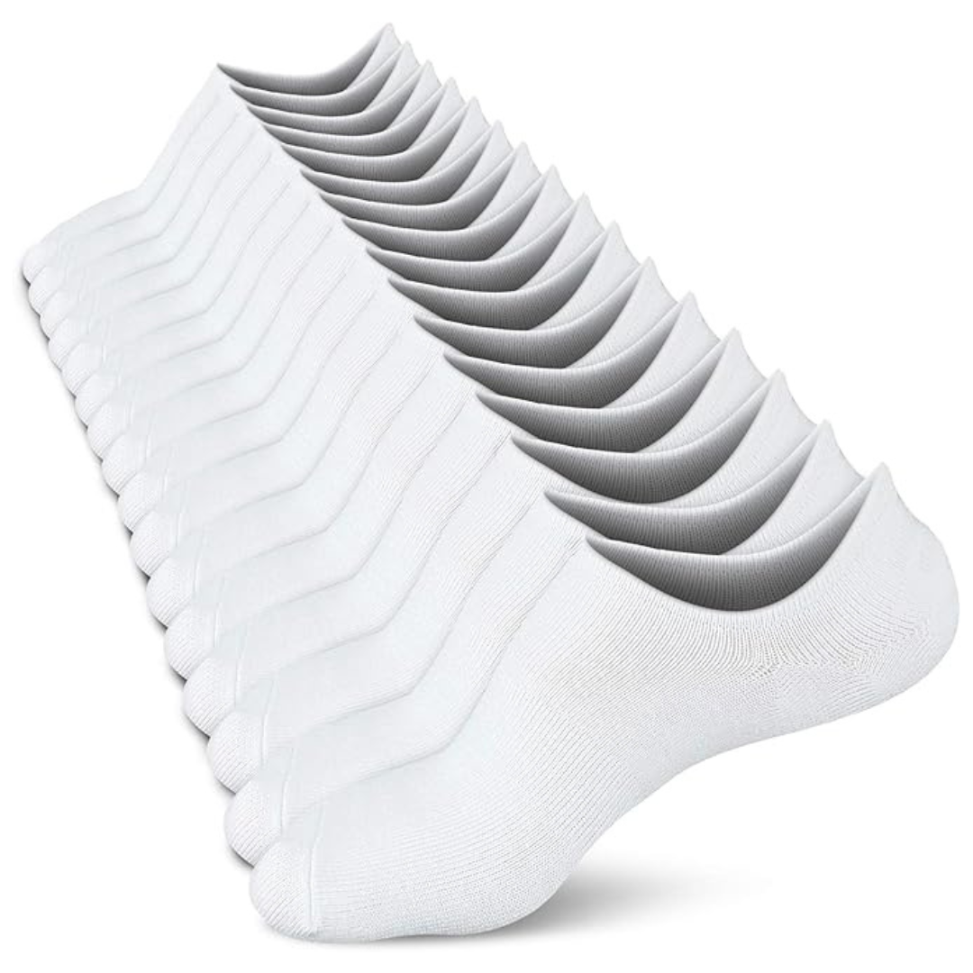 8-Pairs Wernies Women's Low Cut No Show Socks