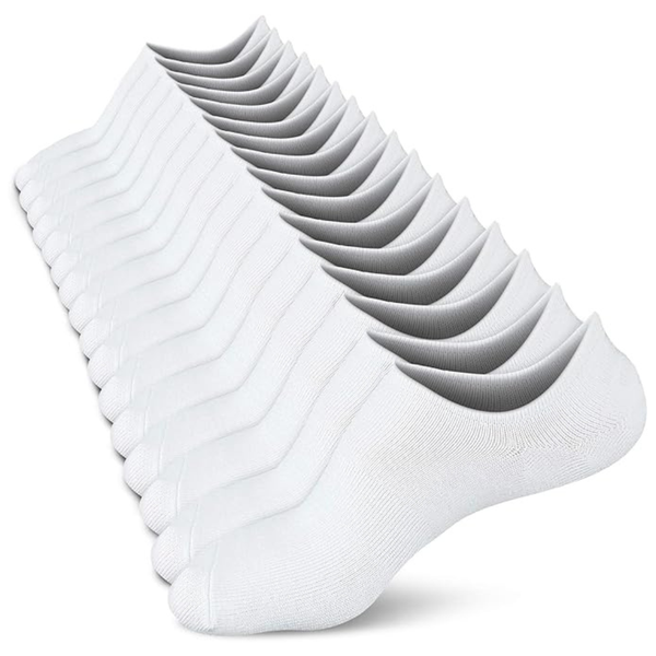 8-Pairs Wernies Women's Low Cut No Show Socks