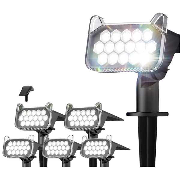 6-Pack Bright Solar Landscape Lights