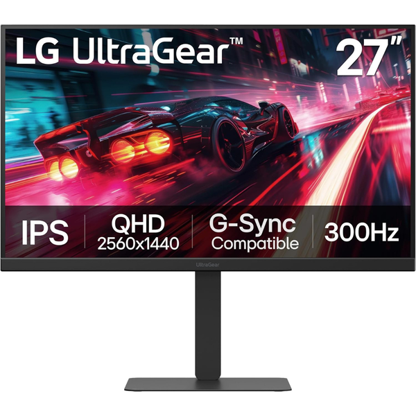 27" LG UltraGear WQHD 300 Hz 1ms HDR IPS Freesync Monitor