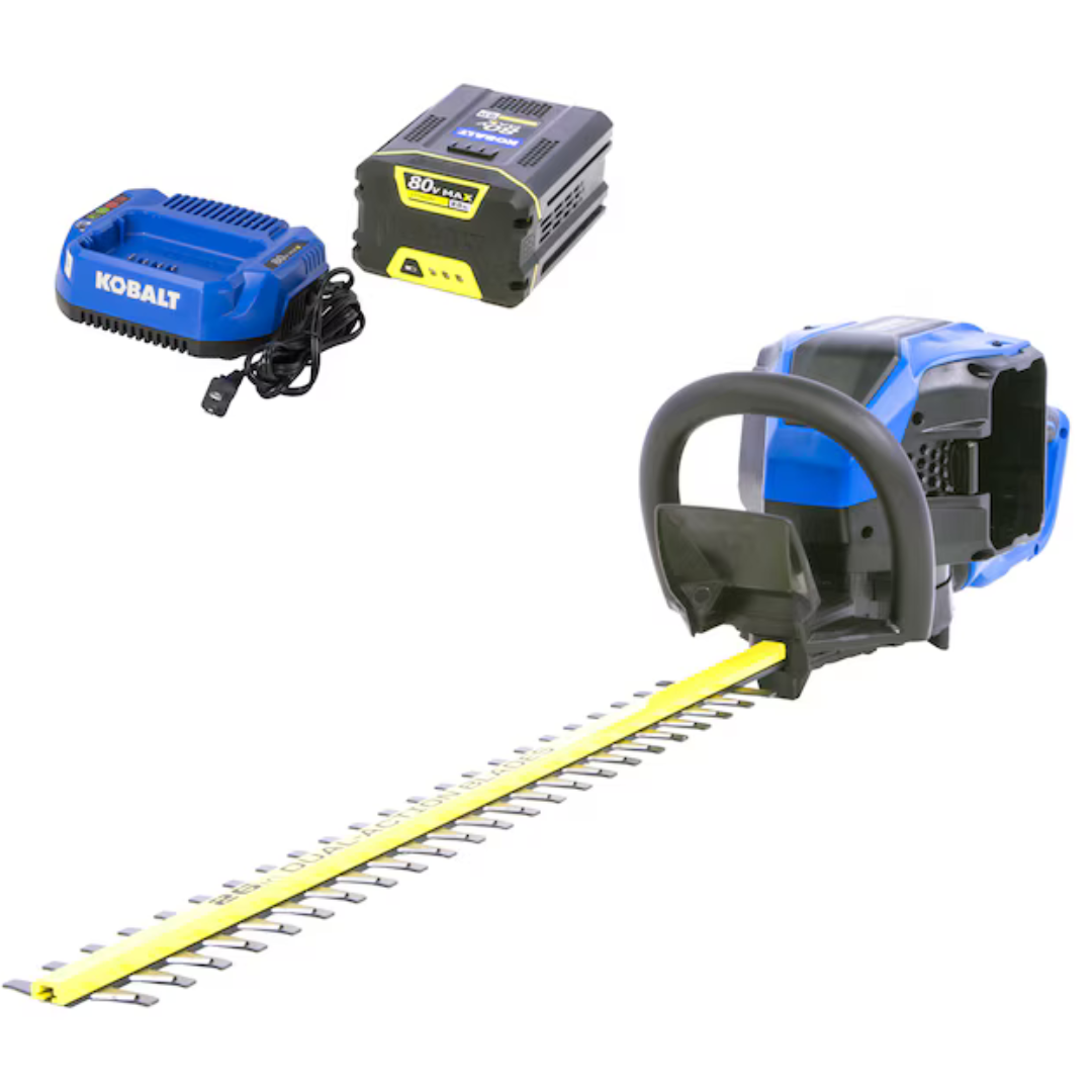 80-volt 26-in Battery Hedge Trimmer 2 Ah Battery Included Charger