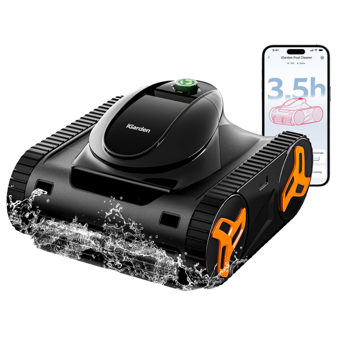 IGarden KN Series Robotic Pool Cleaners With LED Indicators