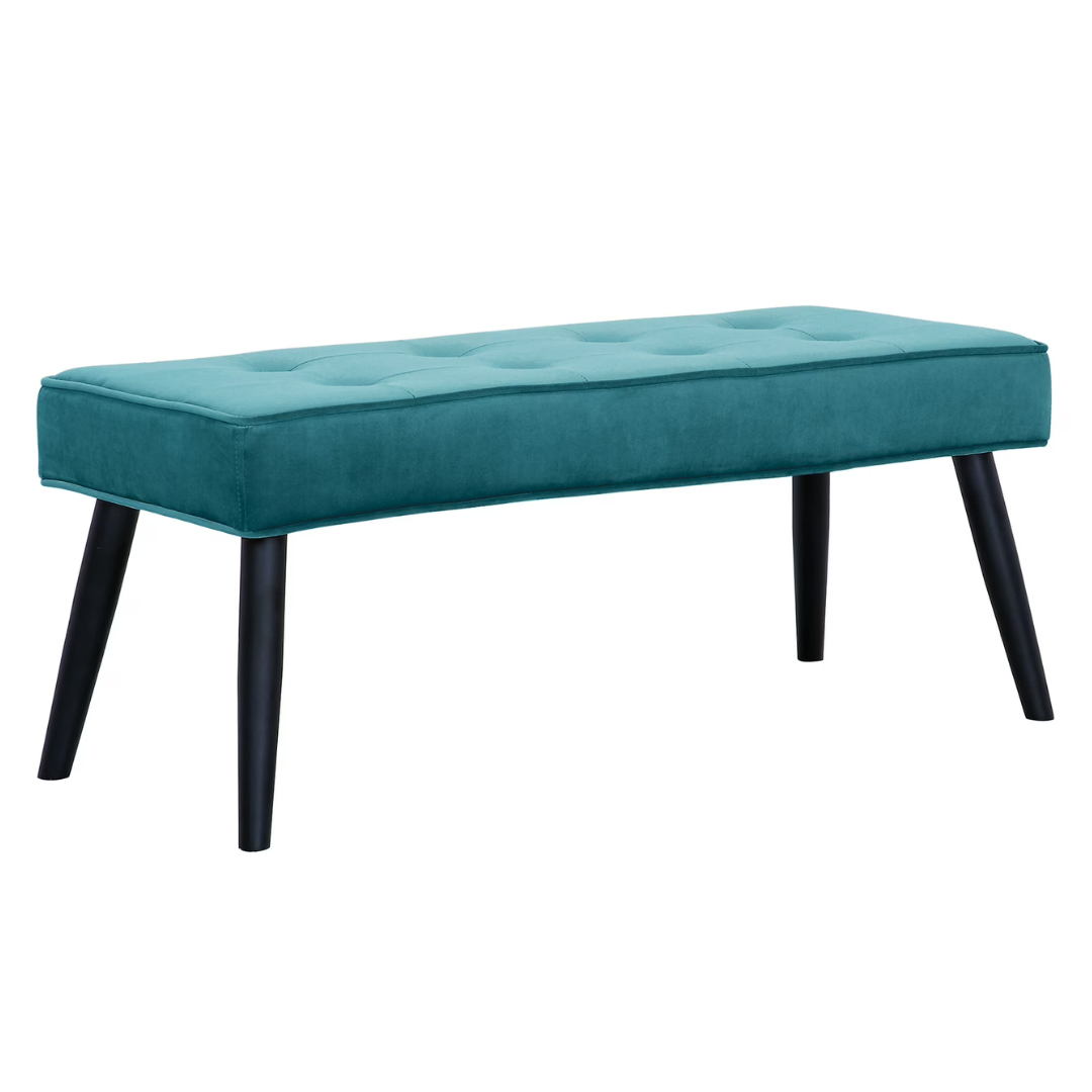 WestinTrends Velvet Tufted Bedroom Bench (Various)
